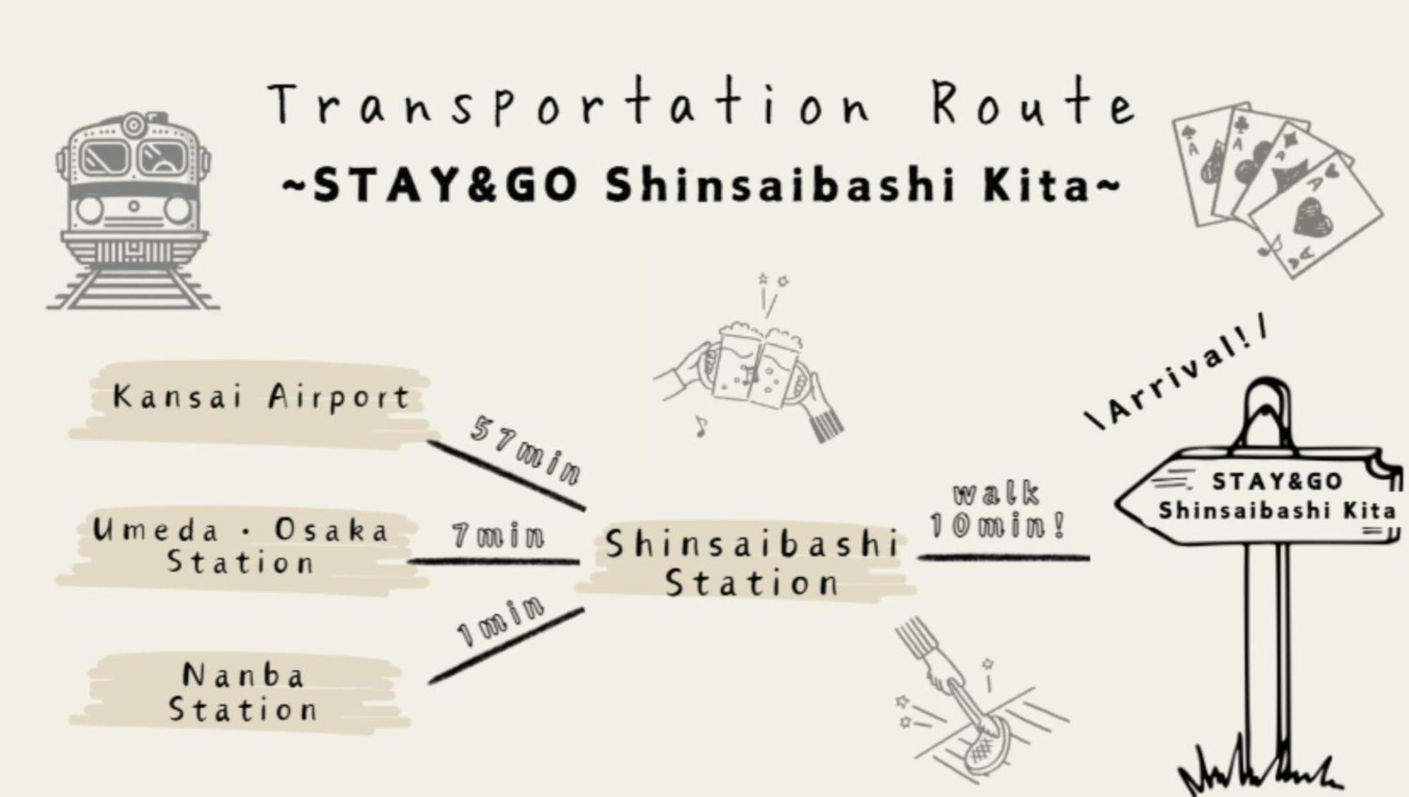 Stay & Go Shinsaibashi-Kita 오사카 외부 사진